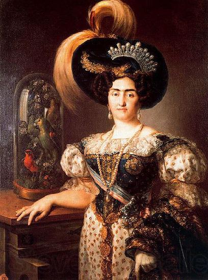 Vicente Lopez y Portana Portrait of Maria Francisca de Assis de Braganca Spain oil painting art